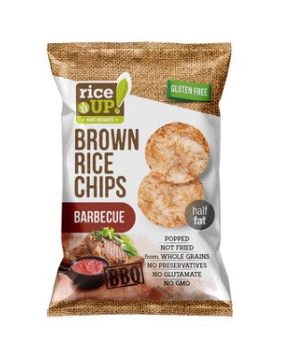 RiceUp/ Brown Rice Chips Barbeque 60g (Carton of 18)