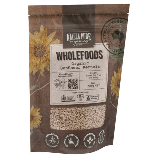 Kialla Pure Foods Organic Sunflower Kernels 300g
