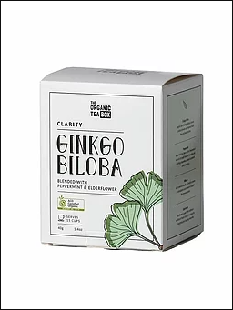 The Organic Tea Box CLARITY - Ginkgo & Peppermint