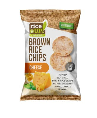 RiceUp/ Brown Rice Chips Cheese 60g (Carton of 18)