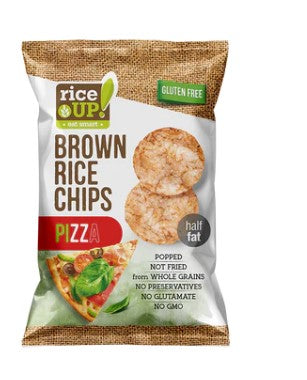 RiceUp/ Brown Rice Chips Pizza 60g (Carton of 18)